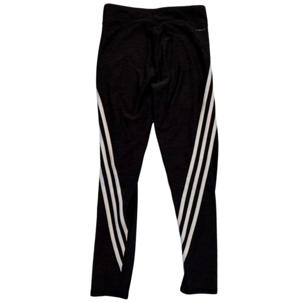 Adidas Girls' Leggings Size M 10-12 Climalite, 3 Stripes